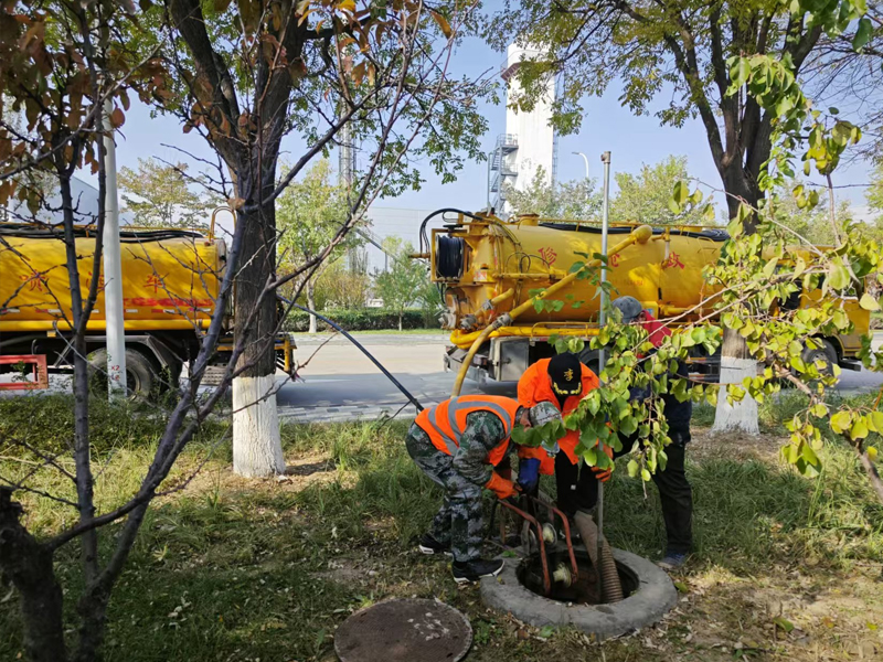 富贵山厂区管道清洗